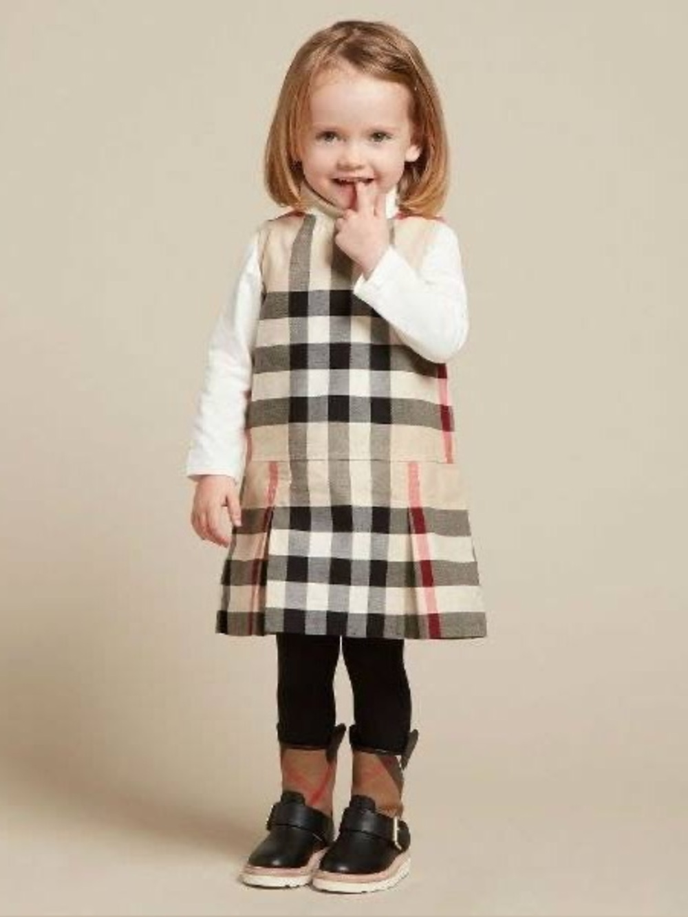 Burberry 'Dawny' Check Print
Sleeveless Dress Size 4
